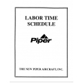 Piper Labor Time Schedule Part No. 753-779